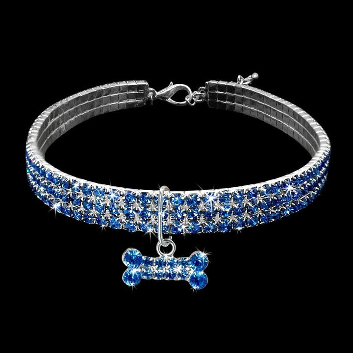 Shiny Crystal Collar for Small Dogs - Trendha