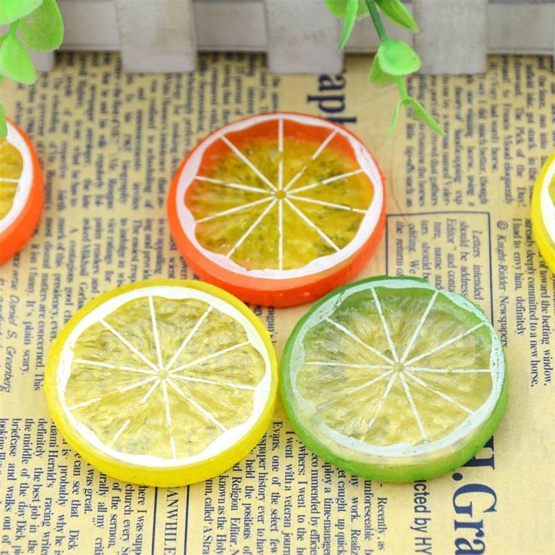 Simulation Lemon Slices For Kitchen Decor - Trendha