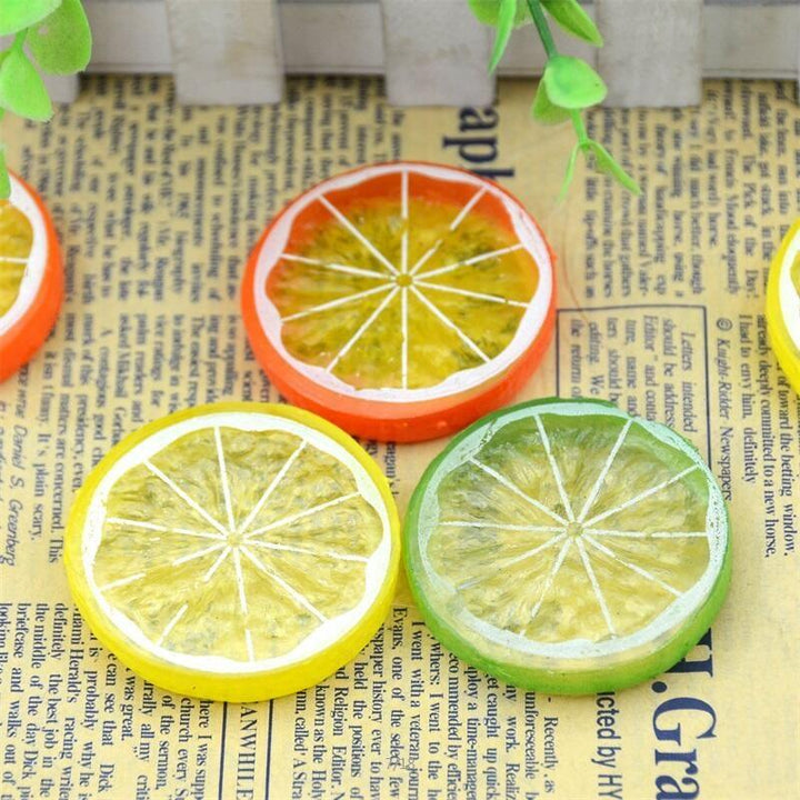 Simulation Lemon Slices For Kitchen Decor - Trendha