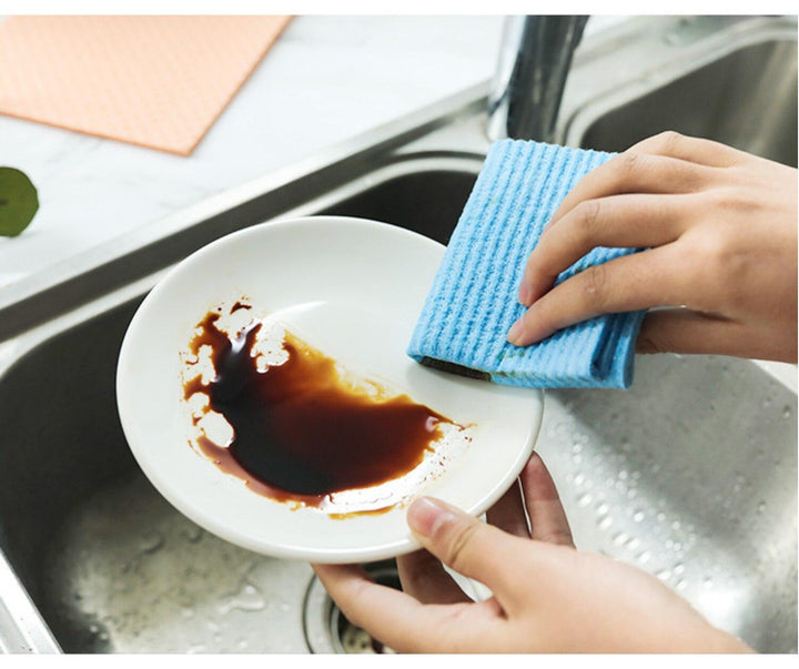 Sustainable Cellulose Dish Towel 12 Pcs Set - Trendha