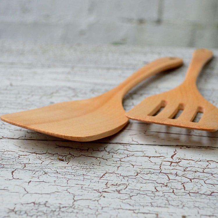 Useful Non-Stick Eco-Friendly Wood Kitchen Utensils Set - Trendha